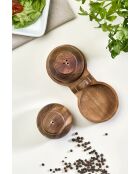 Set saliera e pepiera in legno - 2 pezzi
