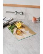 Mehrfarbiges Schneidebrett - 30x40 cm