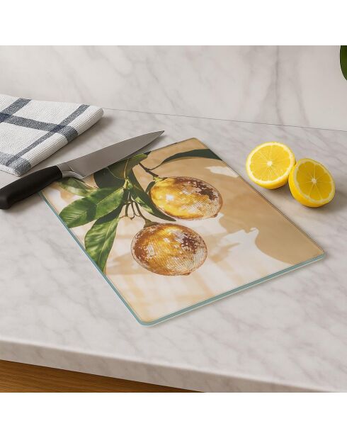 Mehrfarbiges Schneidebrett - 30x40 cm