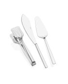 3 posate da tavola cromate