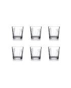 Lots de 6 verres à whisky transparents - 300 ml