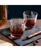 Lots de 6 verres à whisky transparents - 300 ml