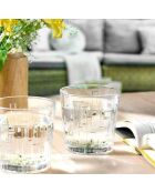 Lots de 6 verres à whisky transparents - 300 ml