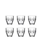 Lot de 6 verres transparents - 275 ml