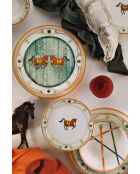 Service de table multicolore - 24 pièces