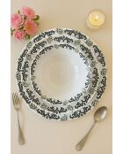 servicio de mesa caqui/menta - 24 piezas