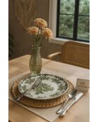 servicio de mesa caqui/menta - 24 piezas