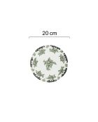 servicio de mesa caqui/menta - 24 piezas