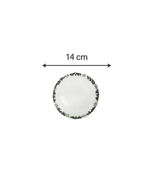 servicio de mesa caqui/menta - 24 piezas