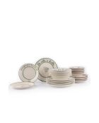 Servizio da tavola rosso/verde - 24 pezzi