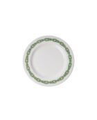 Service de table blanc/vert - 24 pièces