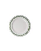 Service de table blanc/vert - 24 pièces