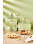 6 Bols transparents - D.15 cm