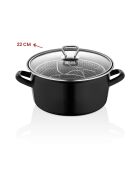 Cocina negra con cesta de cocción - 3,5 L