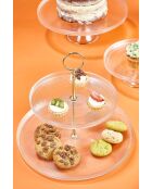 Set di 3 piatti trasparenti per la presentazione degli alimenti