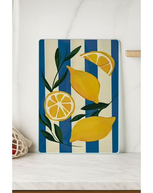 Mehrfarbiges Schneidebrett - 20x30 cm