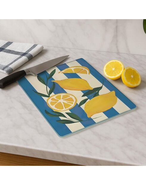 Mehrfarbiges Schneidebrett - 20x30 cm