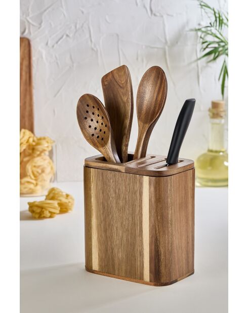 Set repose-cuillère en bois - 4 pièces