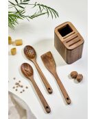 Set repose-cuillère en bois - 4 pièces