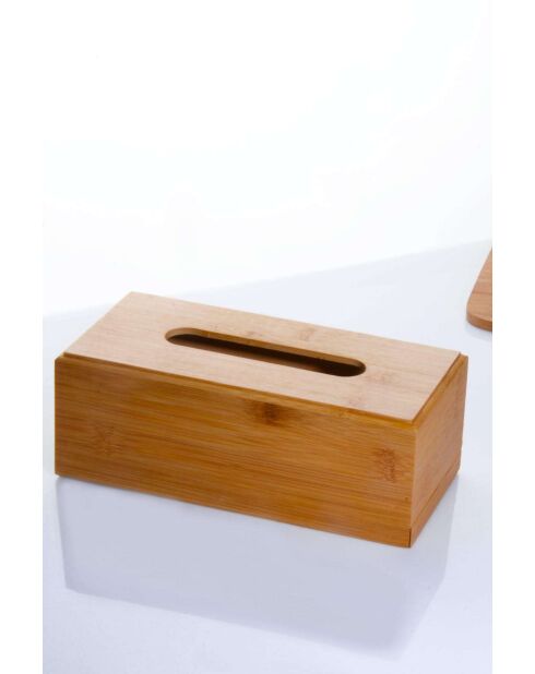 Boîte à mouchoir/serviettes en bois - 22x12x12 cm