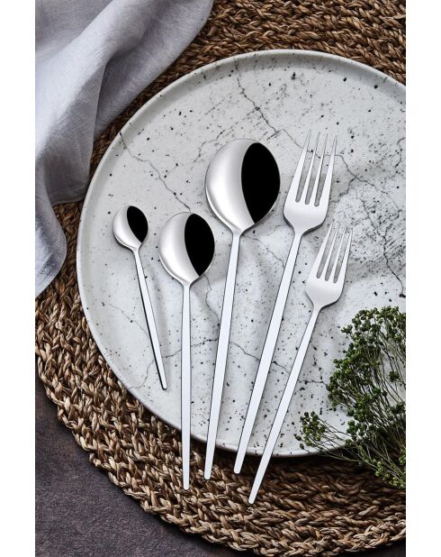 Ménagère chrome - 30 pièces