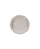 servizio da tavola verde/rosa scuro/bianco - 24 pezzi