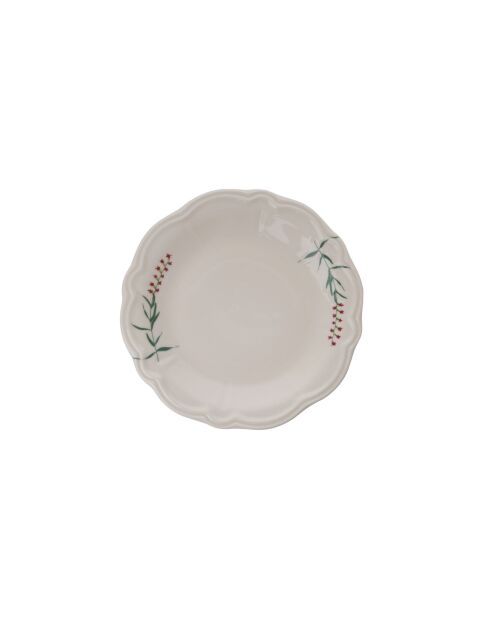 servizio da tavola verde/rosa scuro/bianco - 24 pezzi