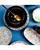 Service de table multicolore - 29 pièces