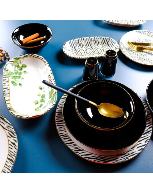 Service de table multicolore - 29 pièces