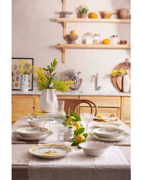Servizio da tavola giallo - 24 pezzi