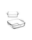 2 transparante glazen mallen