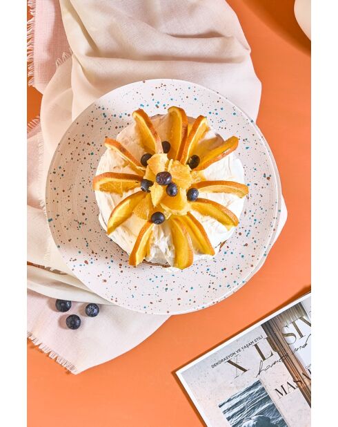 Piatto da portata per torta bianco - D.28 cm