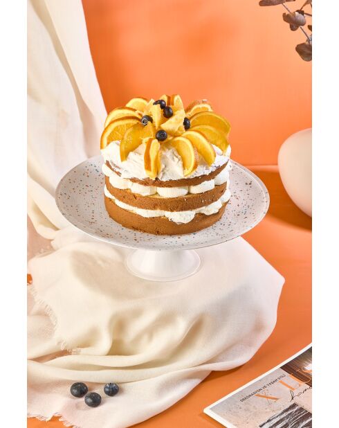 Piatto da portata per torta bianco - D.28 cm