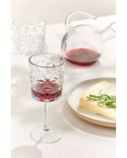 Lot de 4 verres à vin transparents - 330 ml