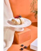 Piatto da portata per torta bianco - D.21 cm