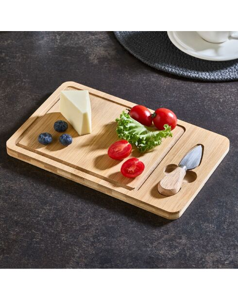 Houten serveerplank - 18x29x1,5 cm