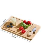 Houten serveerplank - 18x29x1,5 cm