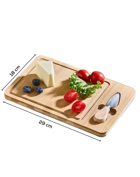 Houten serveerplank - 18x29x1,5 cm