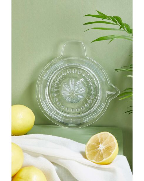 Écrase-citron transparent - 16,5x16,5 cm