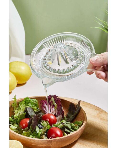 Écrase-citron transparent - 16,5x16,5 cm