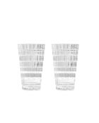 Lot de 2 verres transparents - 300 ml