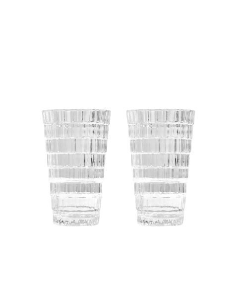 Lot de 2 verres transparents - 300 ml