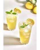 Lot de 2 verres transparents - 300 ml