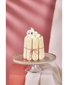 Piatto da portata trasparente - D.21 cm