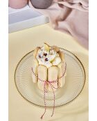 Piatto da portata trasparente - D.21 cm