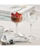 Lot de 4 verres à vin transparents - 160 ml