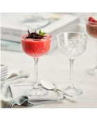 Lot de 4 verres à vin transparents - 160 ml