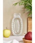 Piatto piccolo trasparente - 9,5x20 cm