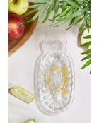 Piatto piccolo trasparente - 9,5x20 cm