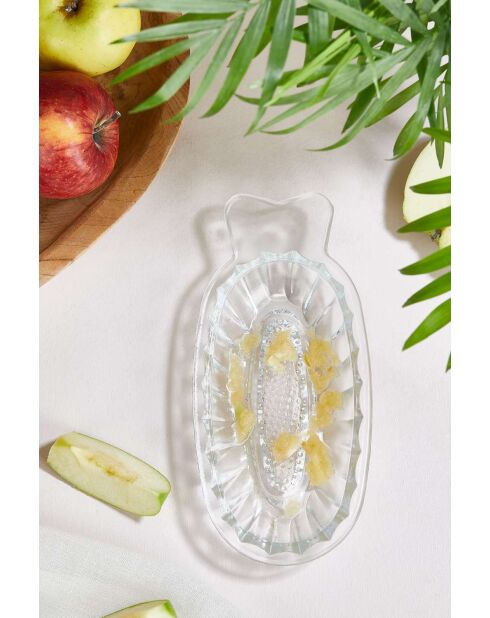 Piatto piccolo trasparente - 9,5x20 cm